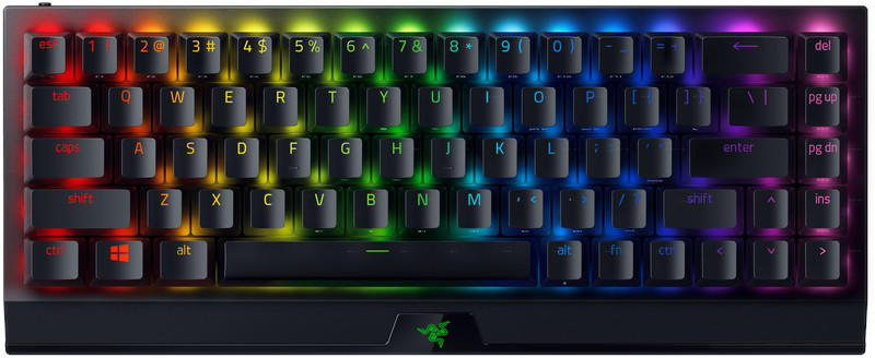 Геймърска клавиатура Razer BlackWidow V3 Mini HyperSpeed (Green Switch) US Layout - RZ03-03891400-R3M1