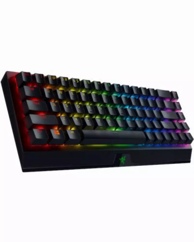 Геймърска клавиатура Razer BlackWidow V3 Mini HyperSpeed (Green Switch) US Layout - RZ03-03891400-R3M1