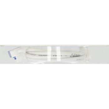 Câble réseau HAMA Flexi-Slim, U/UTP CAT 6a, 10 Gbit/s, RJ-45 - RJ45, 0.75 m, Blanc