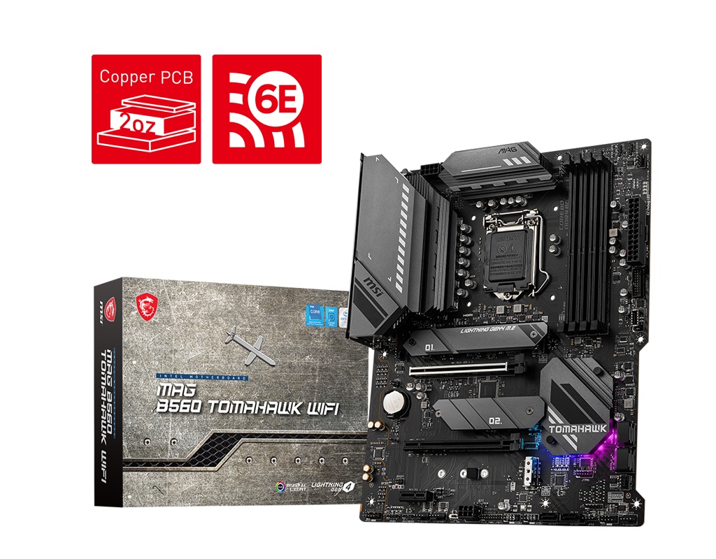 Дънна платка MSI MAG B560 TOMAHAWK WIFI