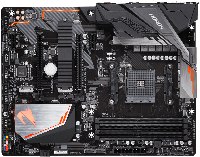 Дънна платка GIGABYTE B450 AORUS Elite Socket AM4, 4 x DDR4, RGB Fusion, (rev. 1.0)