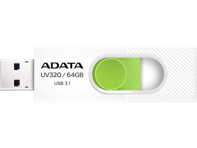USB памет ADATA UV320 64GB USB 3.1 White - AUV320-64G-RWHGN