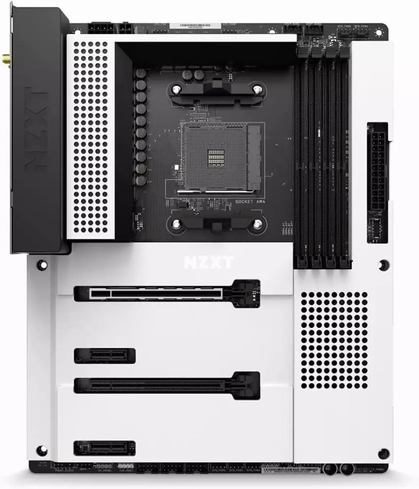 Placă de bază NZXT N7 B550 Wi-Fi Matte White