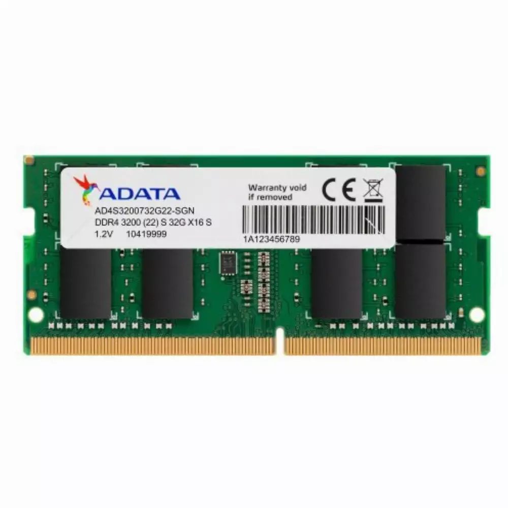 Памет ADATA 32GB DDR4 3200MHz CL22 SODIMM - AD4S320032G22-SGN