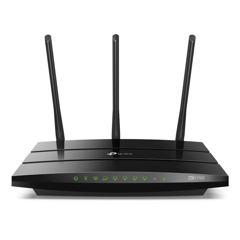 Безжичен рутер TP-Link Archer A7 AC1750, 2.4/5 GHz, 450 - 1300Mbps, 10/100/1000