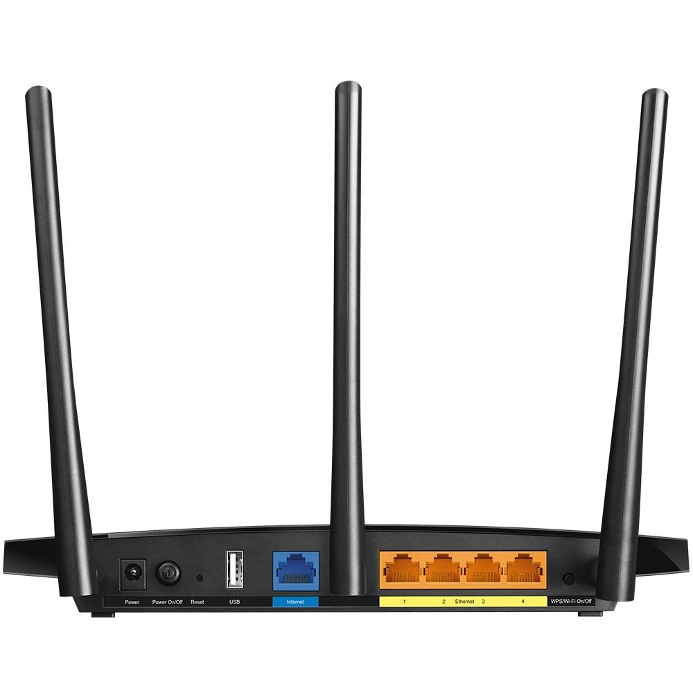 Безжичен рутер TP-Link Archer A7 AC1750, 2.4/5 GHz, 450 - 1300Mbps, 10/100/1000