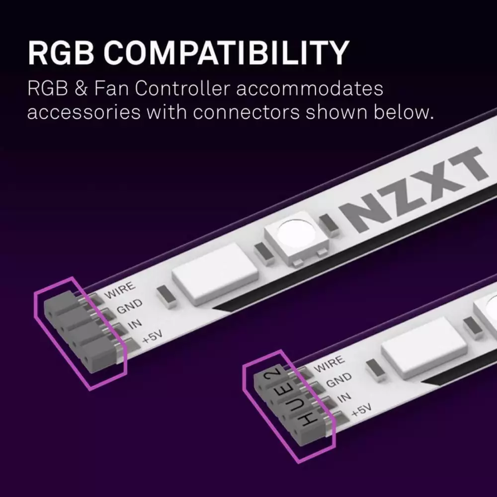 Контролер за Вентилатор NZXT RGB & Fan Controller AC-2RGBC-B1