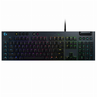 Геймърска механична клавиатура Logitech, G815 Lightsync RGB, Clicky суичове, US Layout