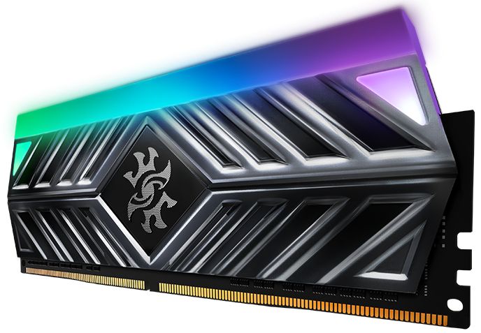 Памет ADATA Spectrix D41 RGB 8GB DDR4 3200MHz CL16 -  AX4U32008G16A-SB41