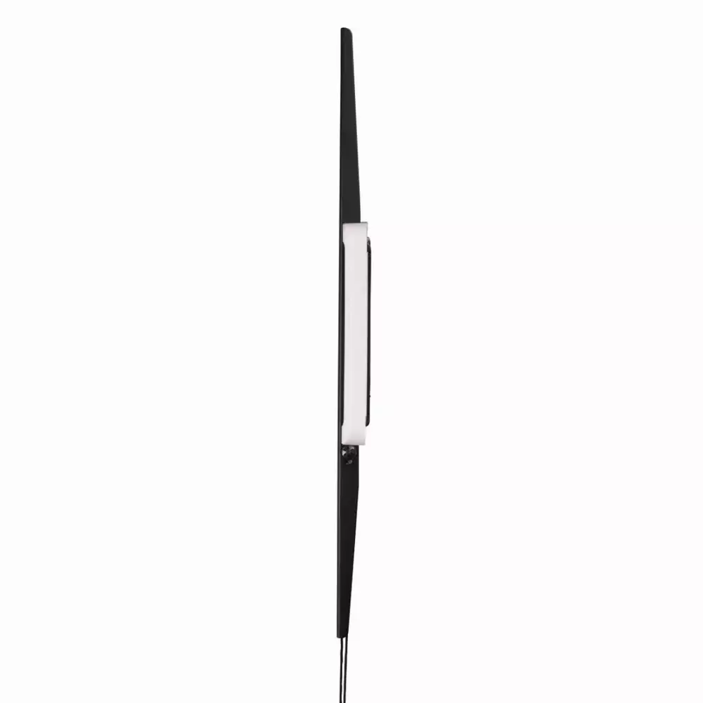 Стенна стойка за TV HAMA 118624, Фиксирана, 90", 75 кг, Черен