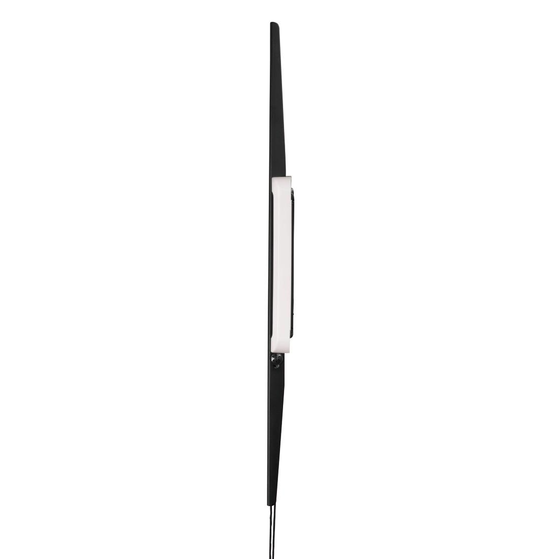 Стенна стойка за TV HAMA 118624, Фиксирана, 90", 75 кг, Черен