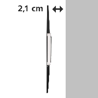 Стенна стойка за TV HAMA 118624, Фиксирана, 90", 75 кг, Черен