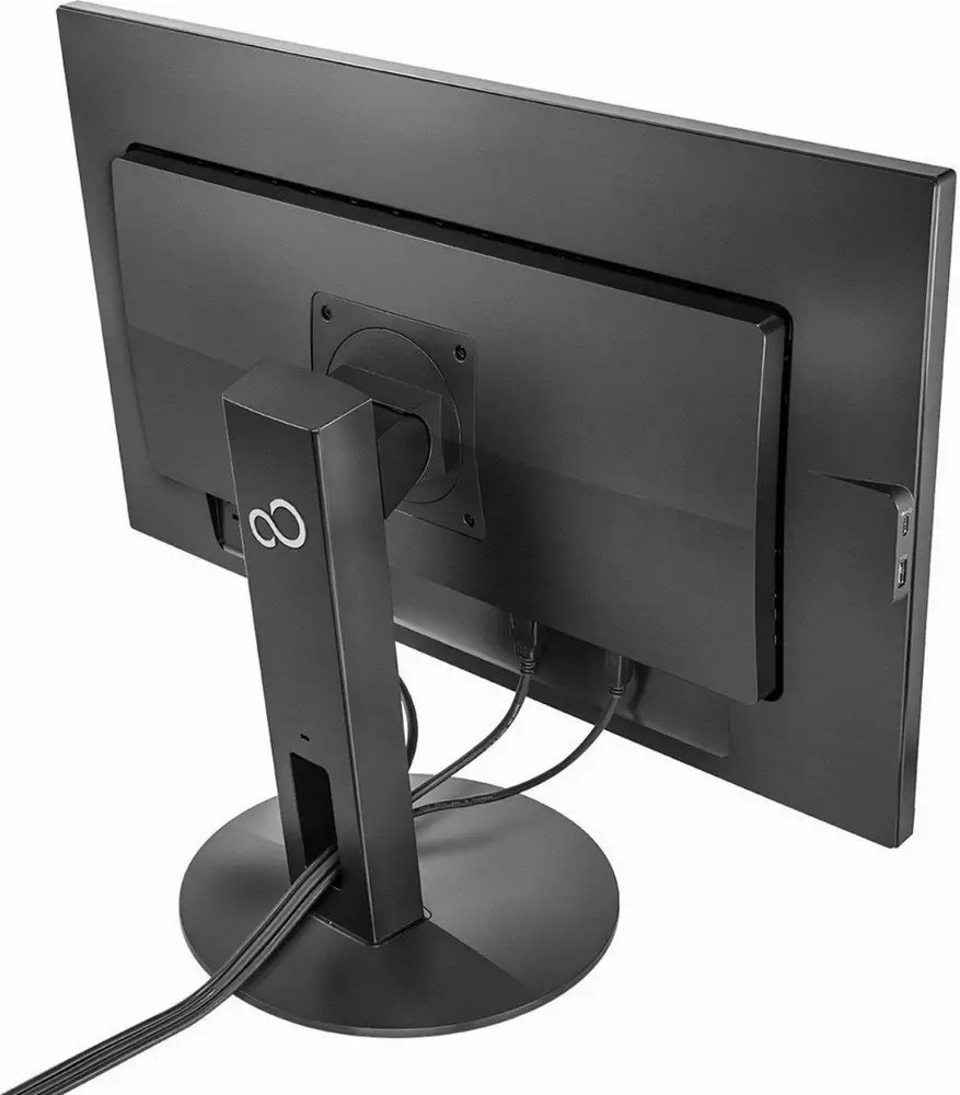 Монитор FUJITSU B27-9 TS, 27", FHD, IPS, DP, HDMI, DVI-D, 4 x USB, Тъмно сив
