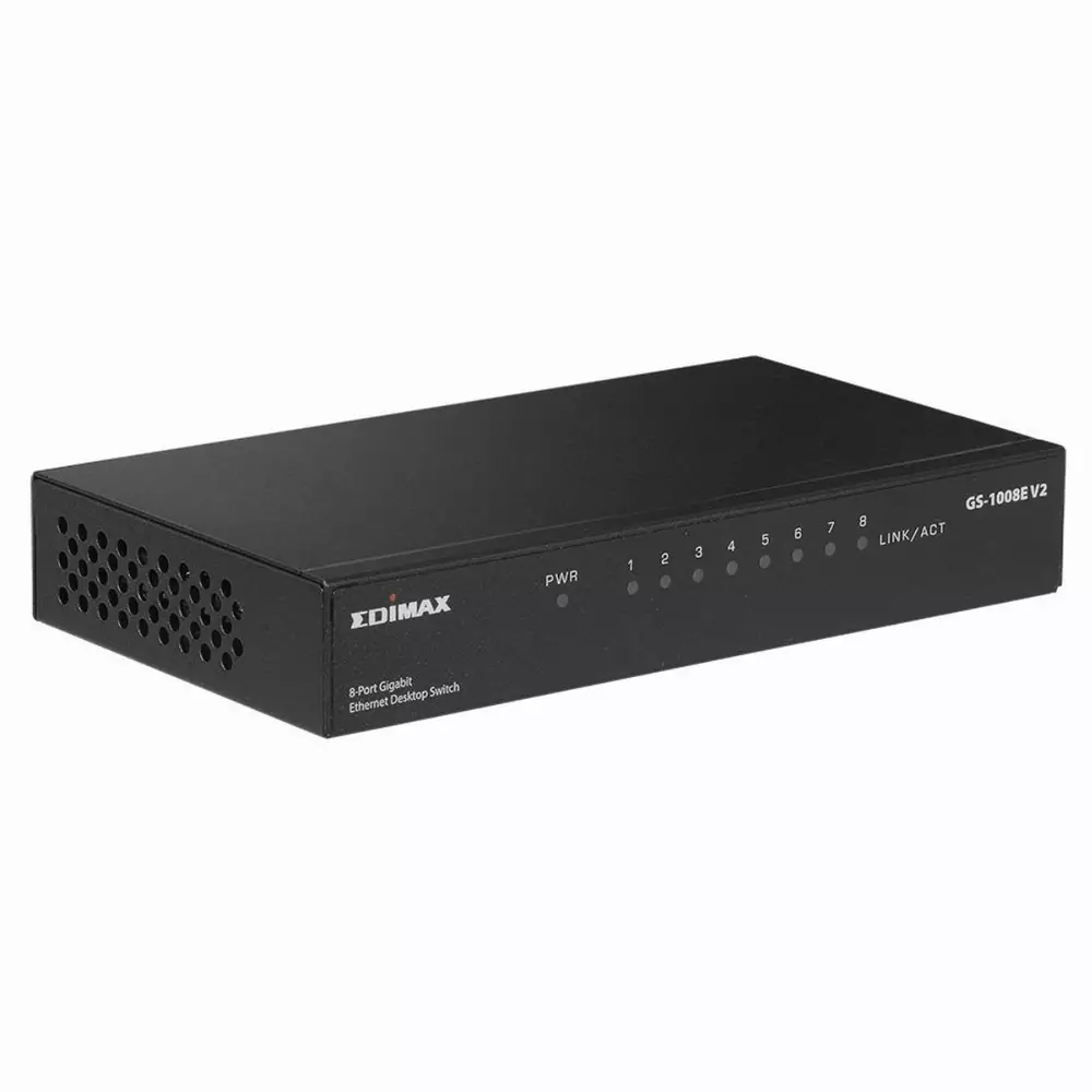 Суич EDIMAX GS-1008E V2, 8 портов, Gigabit