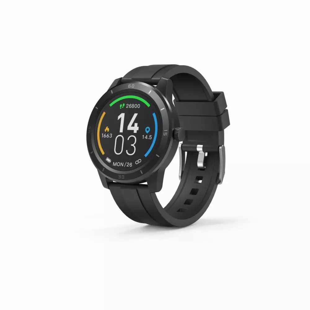 Смарт часовник Hama Fit Watch 6900, 1.3", GPS, Пулс, Пeдометър, Калории, Водоустойчив, Черен