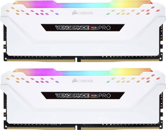 Памет Corsair Vengeance RGB PRO 16GB (2x8GB) DDR4 3600MHz C18 White - CMW16GX4M2D3600C18W 