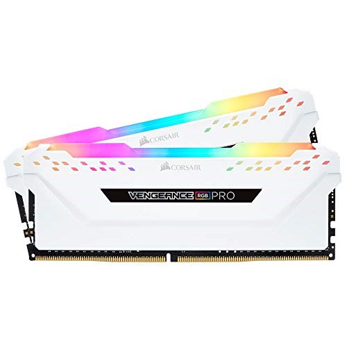 Памет Corsair Vengeance RGB PRO 16GB (2x8GB) DDR4 3600MHz C18 White - CMW16GX4M2D3600C18W 