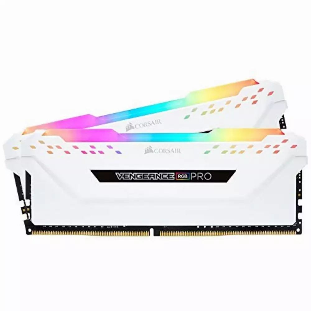 Μνήμη Corsair Vengeance RGB PRO SL 16GB (2x8GB) DDR4 3200MHz CL16 White - CMH16GX4M2E3200C16W