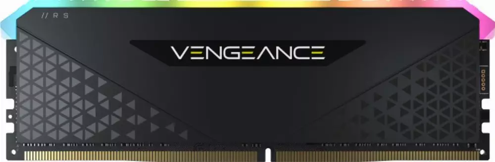 Памет Corsair Vengeance RGB RS 16GB DDR4 3200MHz CL16 Black - CMG16GX4M1E3200C16