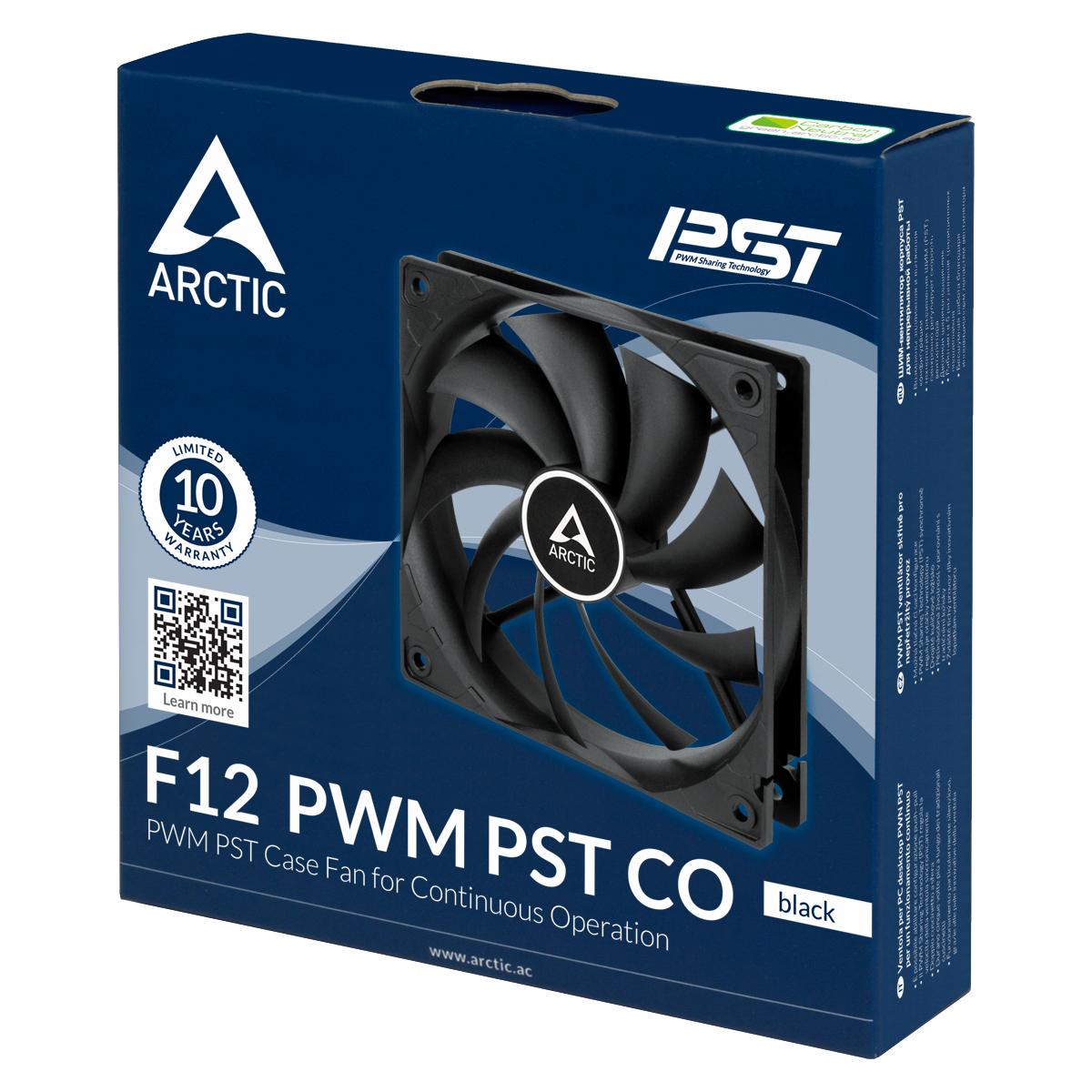 Вентилатор ARCTIC F12 PWM PST CO, 200-1800 RPM- ACFAN00210A