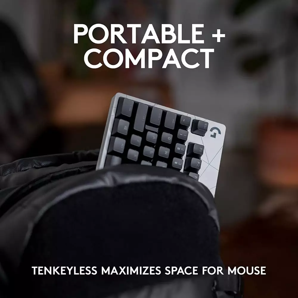 Геймърска механична клавиатура Logitech G Pro K/DA GX Brown Tactile RGB 