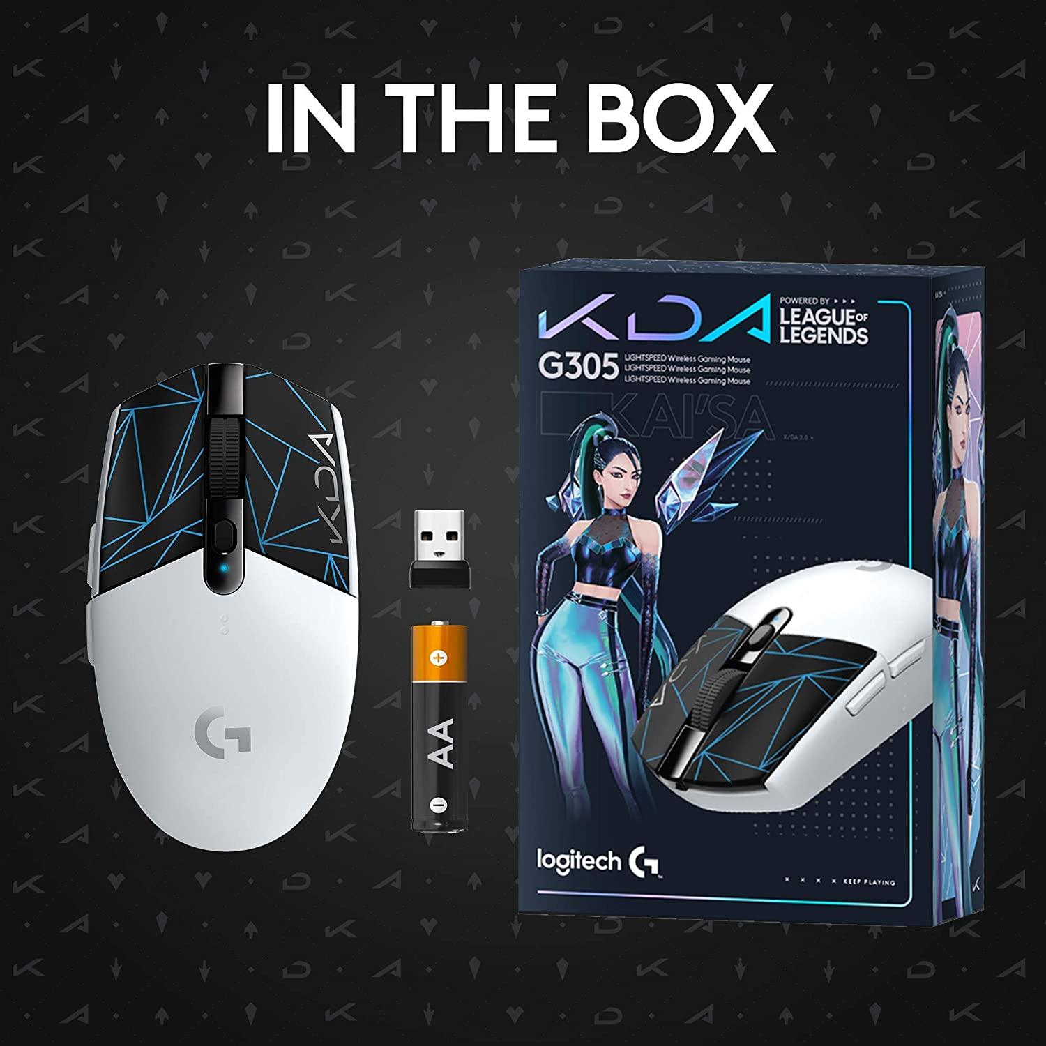 Геймърска мишка Logitech G305 K/DA Lightspeed Wireless - 910-006051