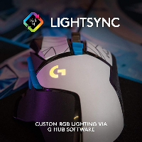 Геймърска мишка Logitech G502 HERO K/DA Lightsync RGB - 910-006095
