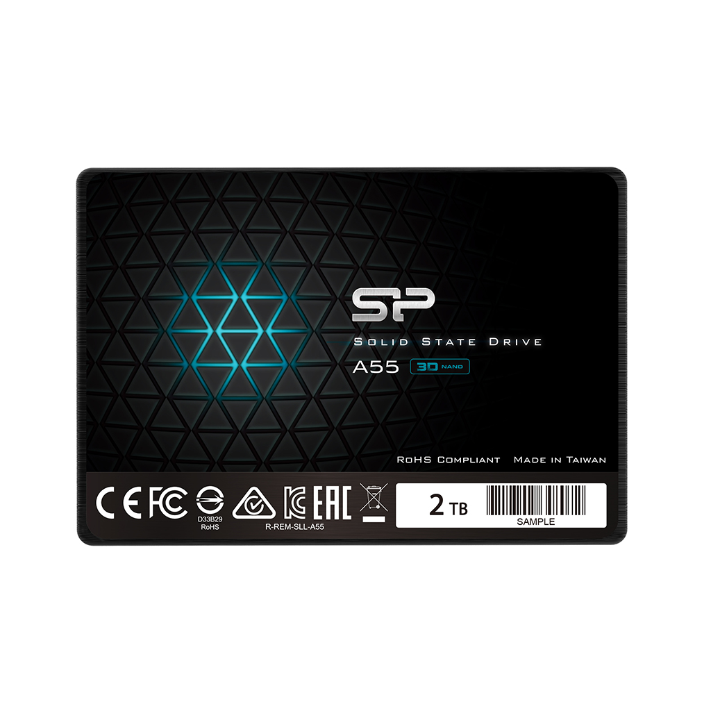 Диск SSD Silicon Power A55 2TB 2.5" SATA III 6Gb/s - SP002TBSS3A55S25