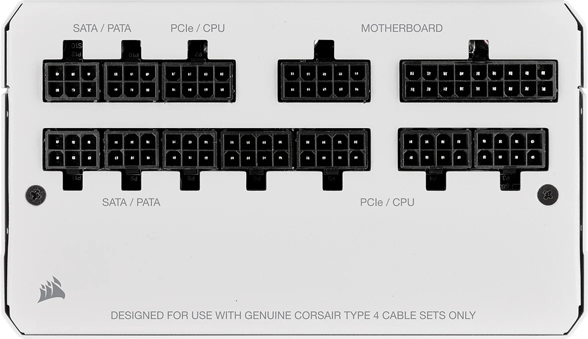 Захранване Corsair RM850 850W 80+ Gold Fully-Modular White PSU - CP-9020232-EU