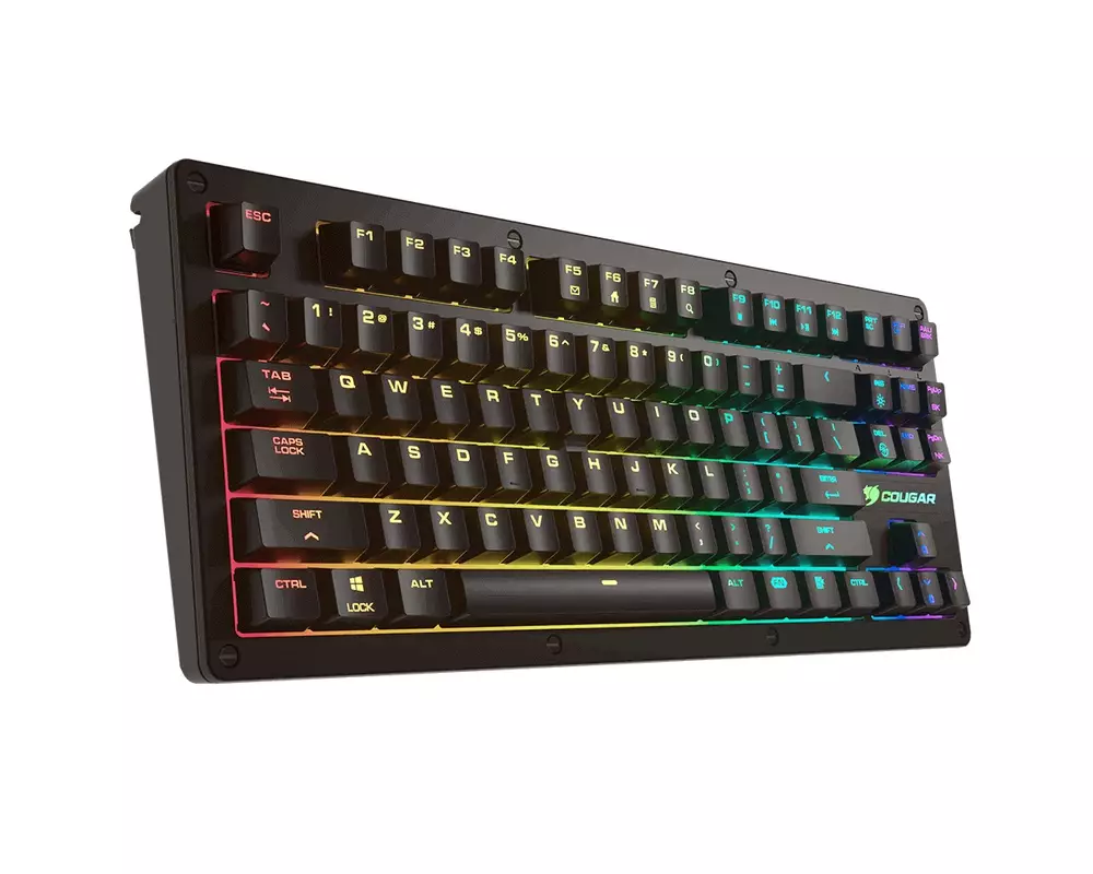 Геймърска клавиатура COUGAR PURI TKL RGB Red Switches Mechanical Gaming Keyboard