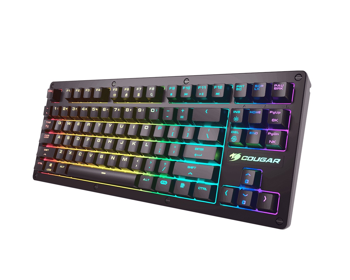 Геймърска клавиатура COUGAR PURI TKL RGB Red Switches Mechanical Gaming Keyboard