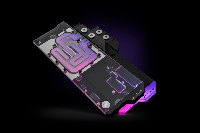 Воден блок за видео карта EK-Quantum Vector Master RX 6800 XT/6900 XT D-RGB - Nickel + Plexi