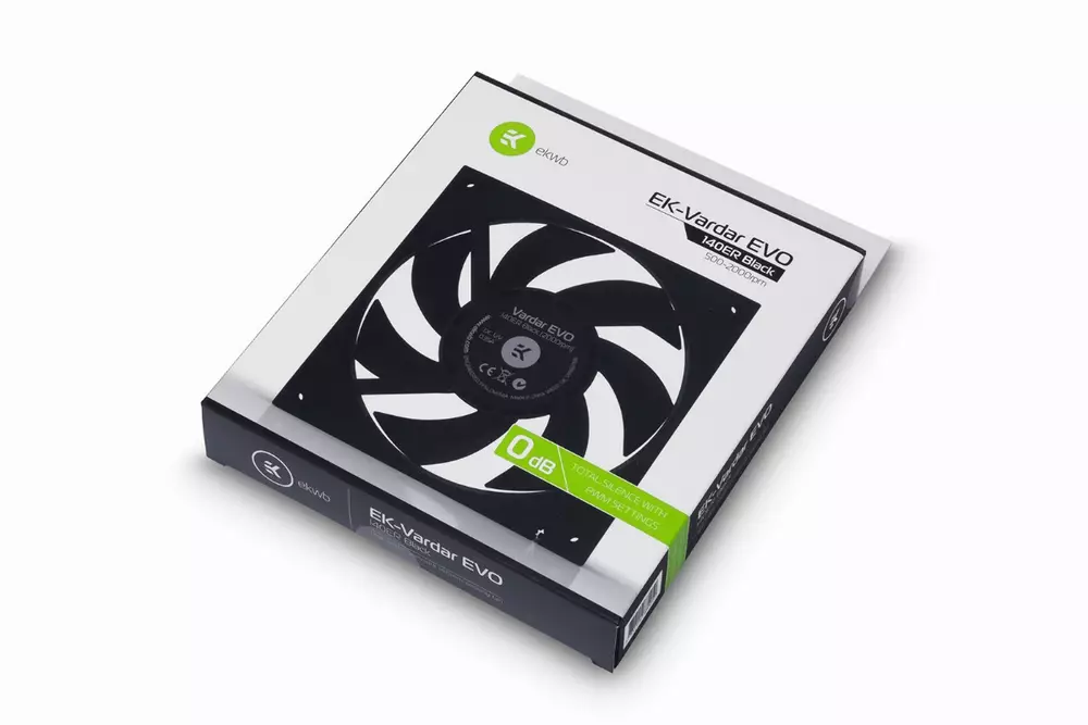 Вентилатор EK-Vardar EVO 140ER Black BB (500-2000rpm)