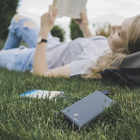 Външна батерия HAMA Supreme 20HD, 20000 mAh, LiPolym, USB-A/USB-C, Сив, 187292