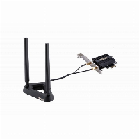Безжичен адаптер ASUS PCE-AX58BT AX3000 Dual Band PCI-E WiFi 6 (802.11ax) Bluetooth 5.0 WPA3