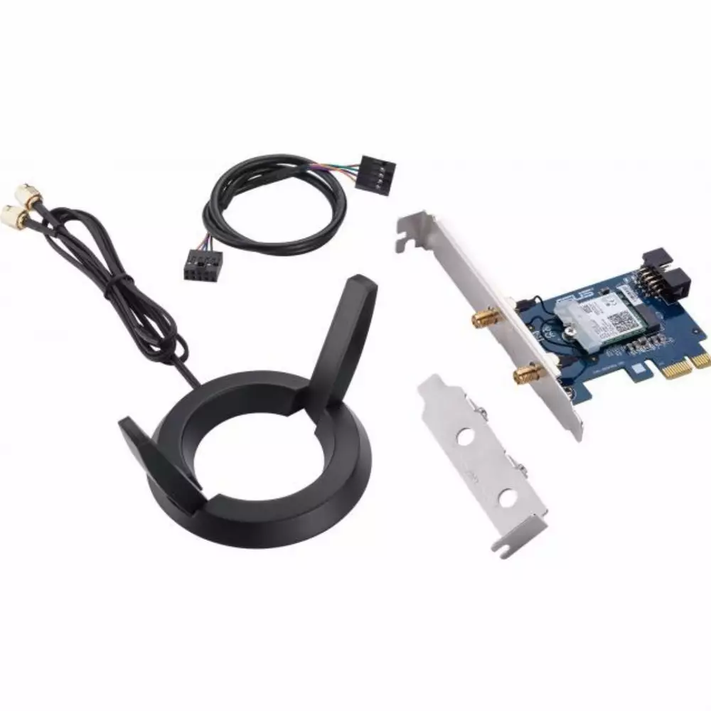 Безжичен адаптер ASUS PCE-AC58BT AC2100 Dual-Band PCIe Wi-Fi Bluetooth 5.0