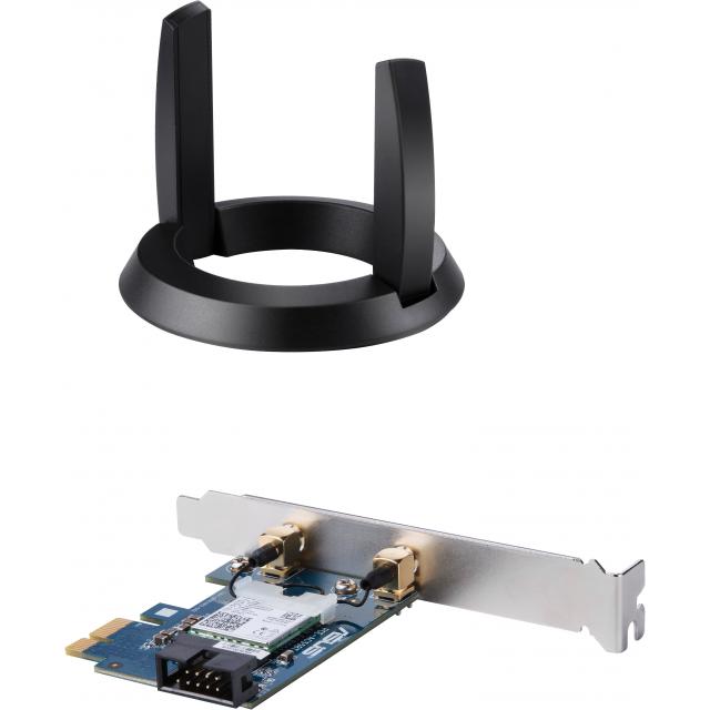 Безжичен адаптер ASUS PCE-AC58BT AC2100 Dual-Band PCIe Wi-Fi Bluetooth 5.0