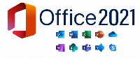 Офис пакет Microsoft Office Home and Business 2021 English EuroZone Medialess - T5D-03511