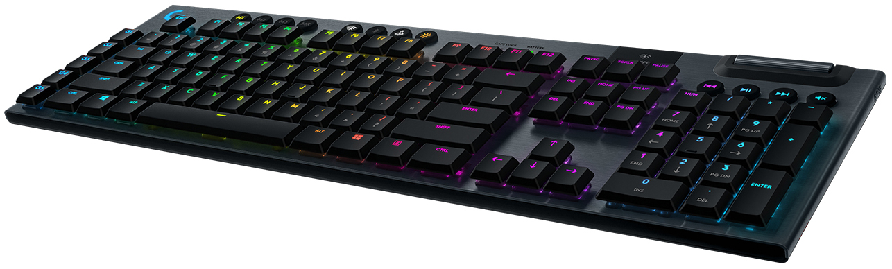 Геймърска клавиатура Logitech G915 TKL LIGHTSPEED Wireless RGB Mechanical CARBON LINEAR SWITCH - 920-009520
