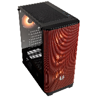 Кутия BitFenix NOVA Mesh SE TG Black/Red