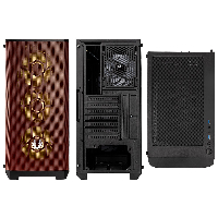 Кутия BitFenix NOVA Mesh SE TG Black/Red