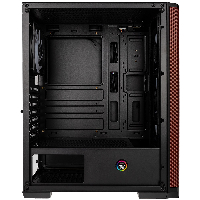 Кутия BitFenix NOVA Mesh SE TG Black/Red