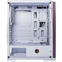 Кутия BitFenix NOVA Mesh SE TG White/Purple