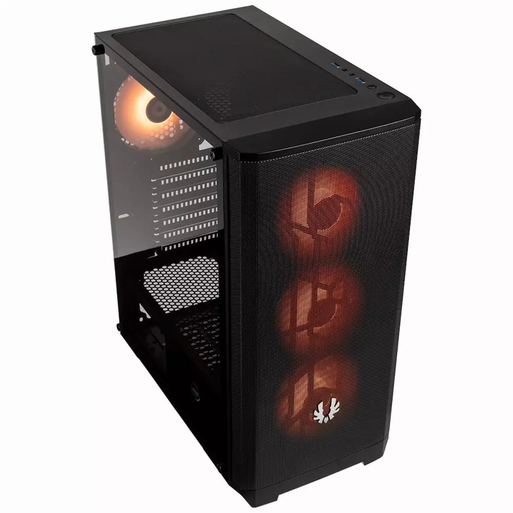 Кутия BitFenix NOVA Mesh SE TG ARGB Black