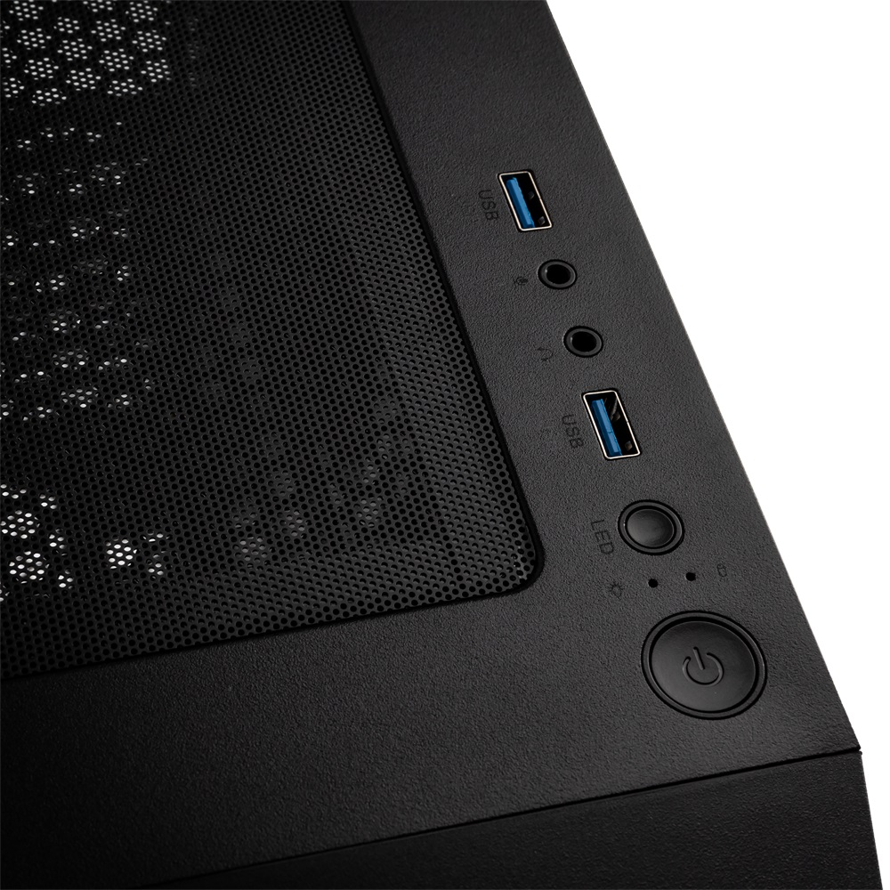 Кутия BitFenix NOVA Mesh SE TG ARGB Black