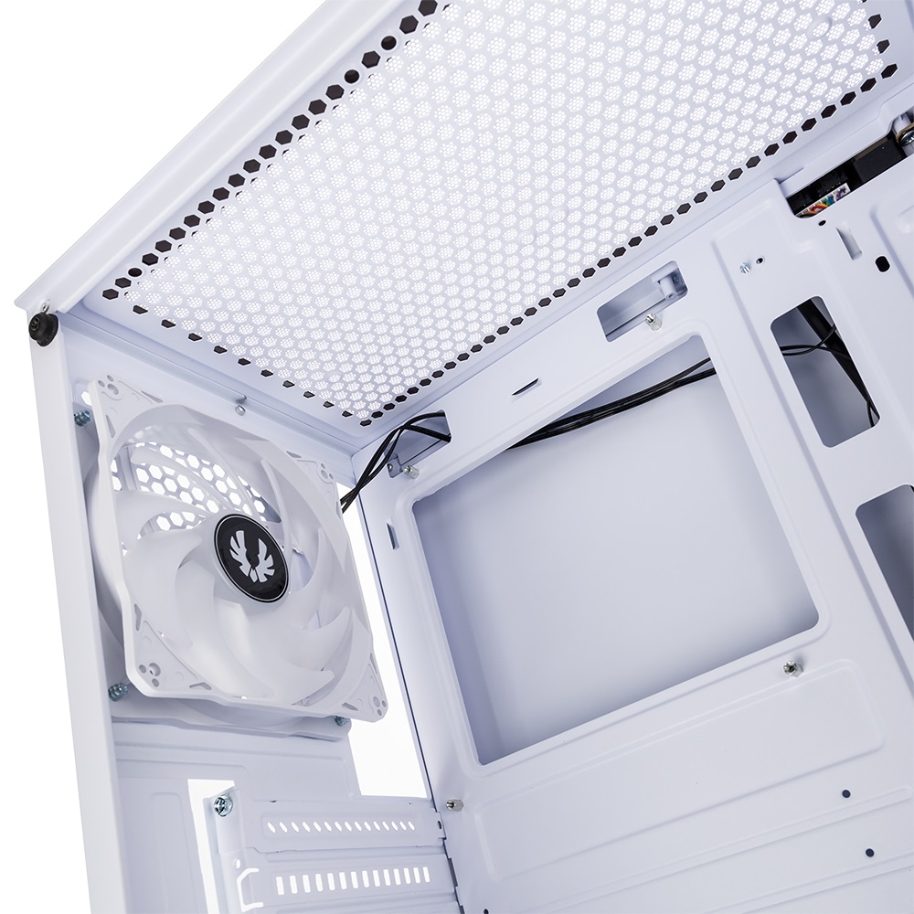 Кутия BitFenix Nova Mesh SE TG White ARGB