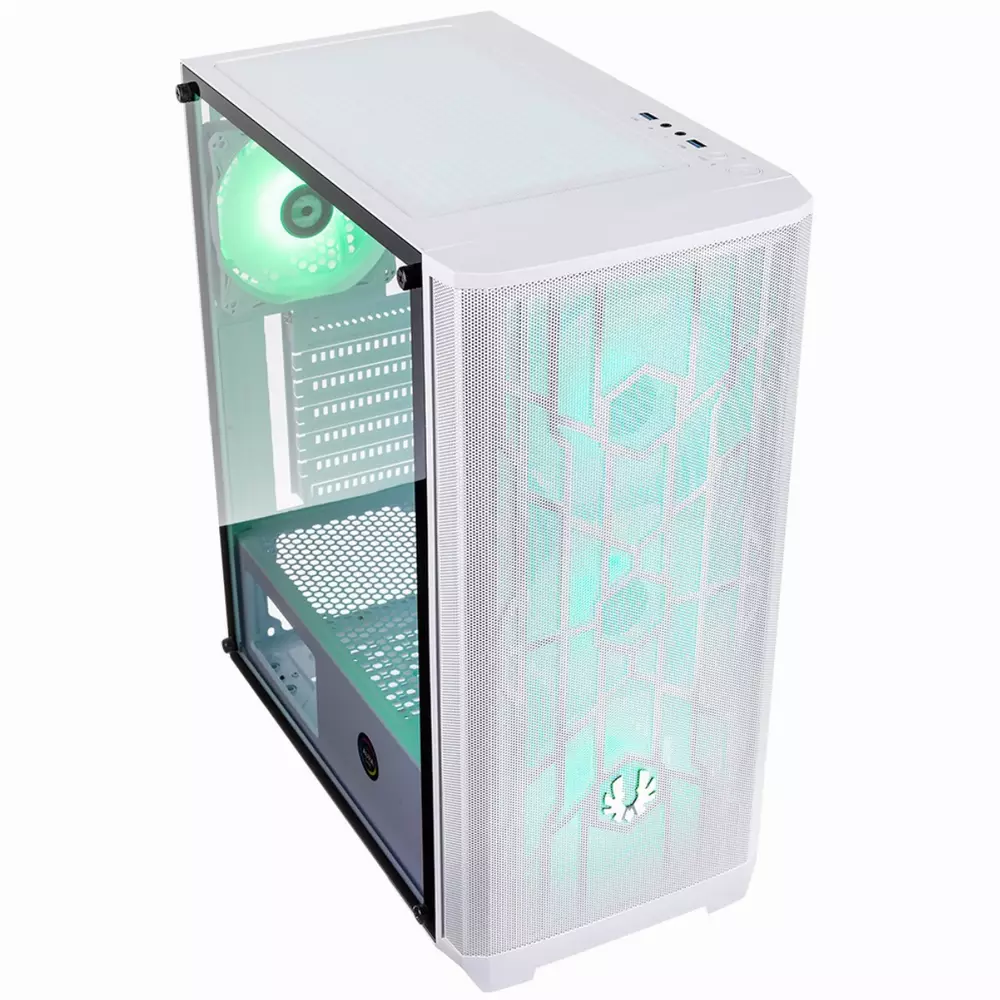 Кутия BitFenix Nova Mesh SE TG White ARGB