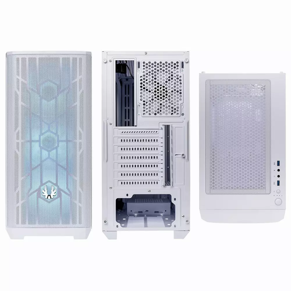 Кутия BitFenix Nova Mesh SE TG White ARGB