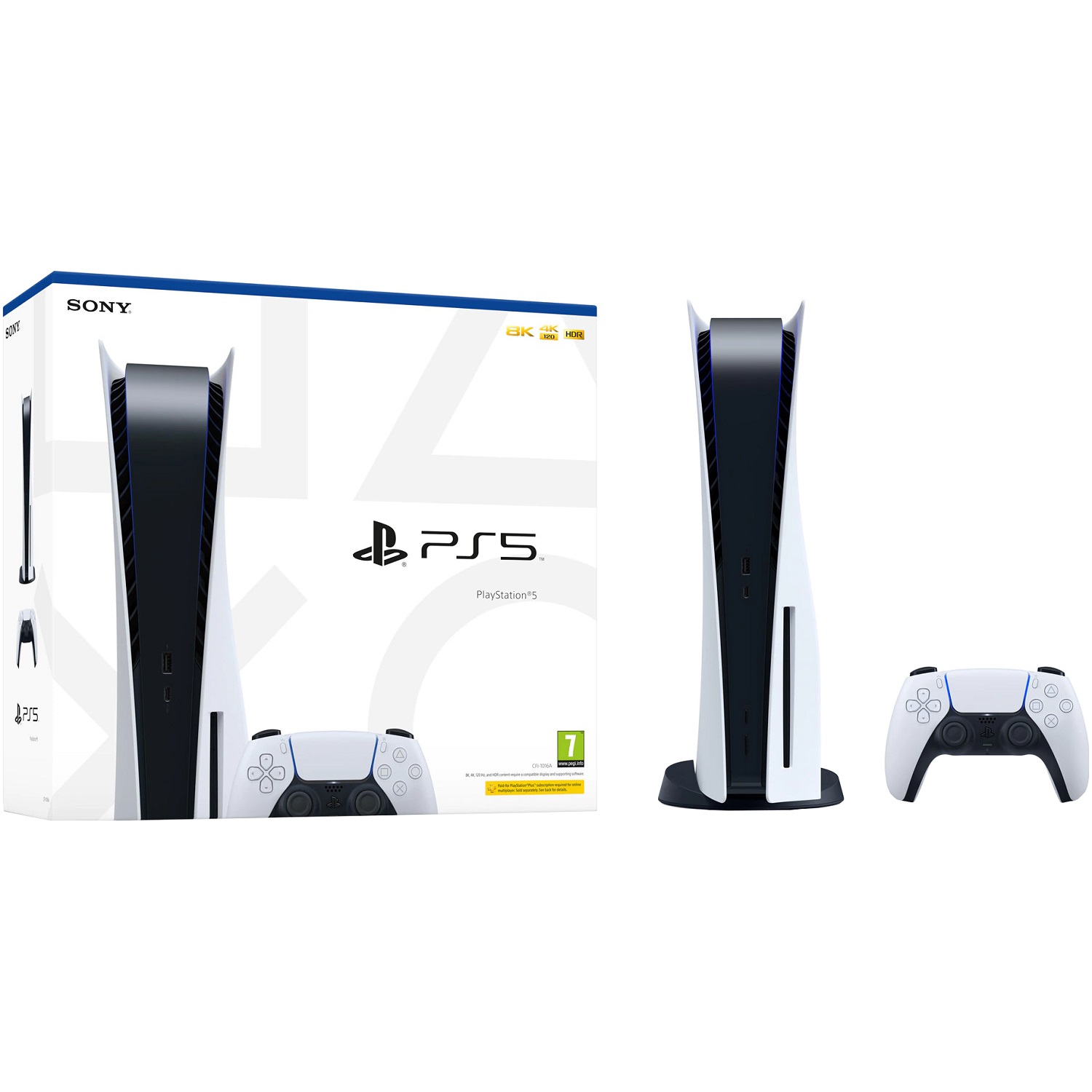 Конзола Playstation 5 Disc Edition 825GB White CFI-1116A