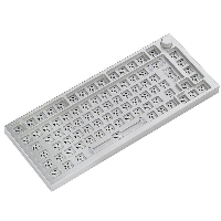 Геймърска механична клавиатура основа Glorious RGB GMMK Pro White Ice TKL ISO-Layout